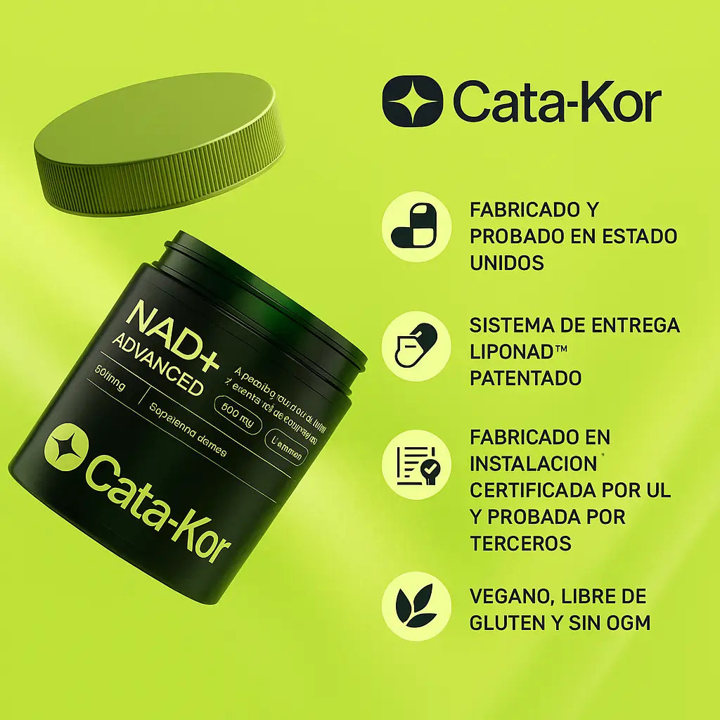 Cata-Kor NAD+ Advanced con Resveratrol