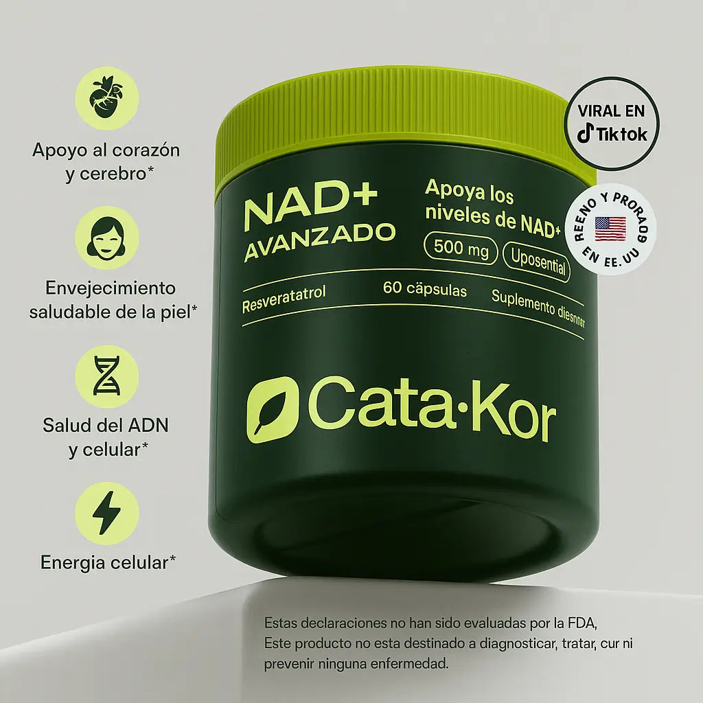 Cata-Kor NAD+ Advanced con Resveratrol
