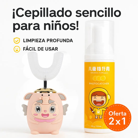 Cepillo con crema eléctrico