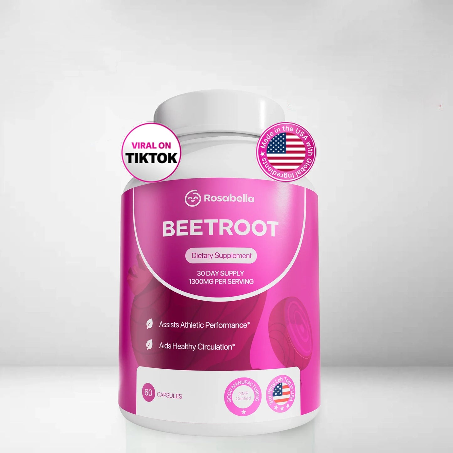 Beetroot Rosabella Cápsulas  1300 mg